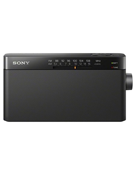 Sony ICF-306 - Radio analógica portátil FM/AM, color negro ICF306.CE7 kiwiku.com