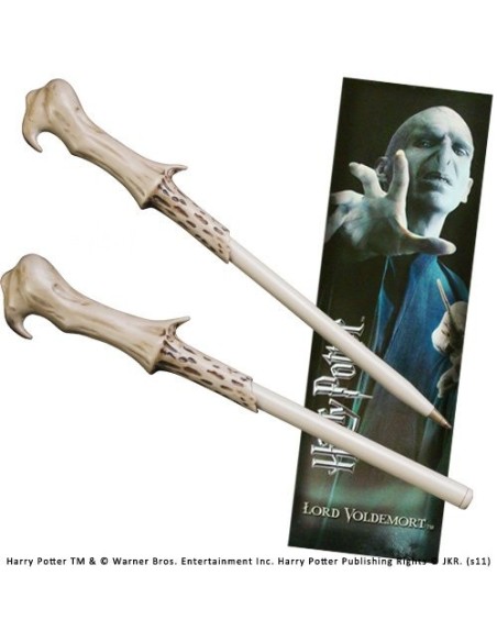Bolígrafo y marcapáginas (accesorio disfraz) - Harry Potter - Voldemort  NOB8638 kiwiku.com