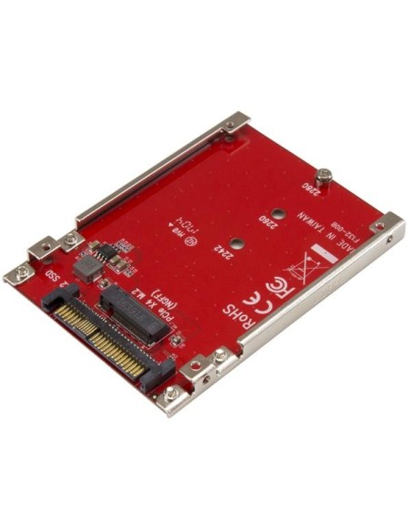StarTech.com Tarjeta Adaptador PCI Express M.2 a U.2 SFF8639 para SSD NVMe M.2 - Conversor para SSD
