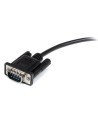 Cable 2m Extensión Directo Straight Through Serie Serial RS232 Vídeo EGA DB9 Macho a Hembra - MXT1002MBK