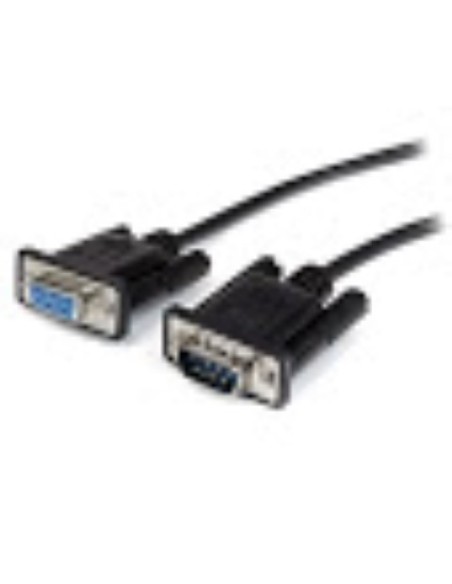 Cable 2m Extensión Directo Straight Through Serie Serial RS232 Vídeo EGA DB9 Macho a Hembra MXT1002MBK kiwiku.com