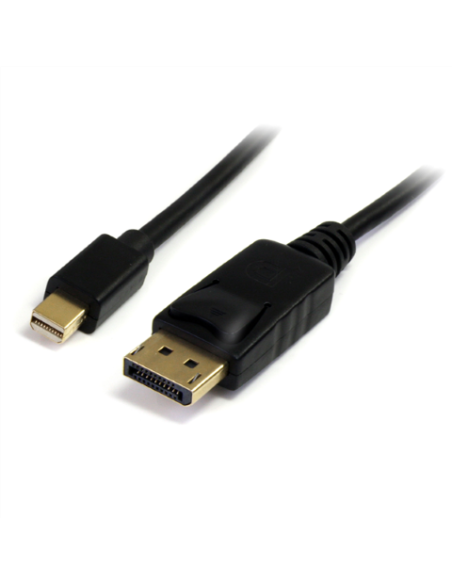 Cable Adaptador de 3m de Monitor Mini DisplayPort 1.2 Macho a DP Macho - 4k  MDP2DPMM10 kiwiku.com
