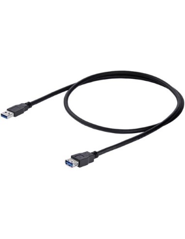 Cable De Extensión USB 3.0 SuperSpeed 1m - Startech.com - Macho A Hembra - Negro | Kiwiku