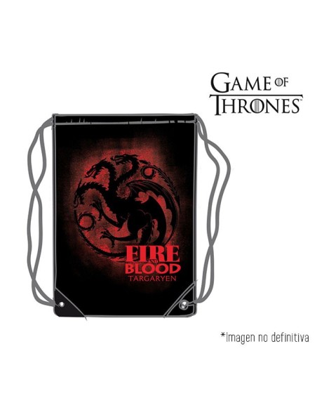 Saco juego de tronos targaryen 45x35 MECE4178 kiwiku.com