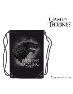 Saco juego de tronos stark 45x35 MECE4177 kiwiku.com