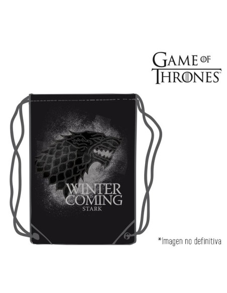 Saco juego de tronos stark 45x35 MECE4177 kiwiku.com