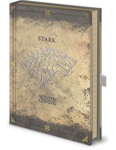 Libreta premium a5 juego de tronos stark worn MESR72522 kiwiku.com