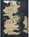 Cuadro canvas juego de tronos mapa 30 x 40