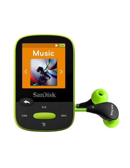 SanDisk Clip Sport 8GB Lime SDMX24-008G-G46L SDMX24-008G-G46L kiwiku.com