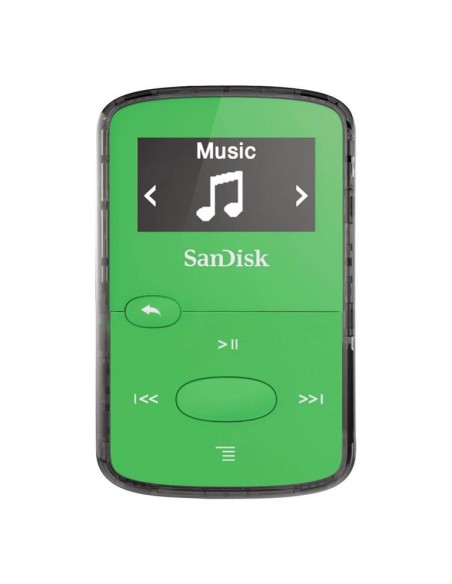 SanDisk Clip JAM 8GB Bright Green SDMX26-008G-G46G SDMX26-008G-G46G kiwiku.com