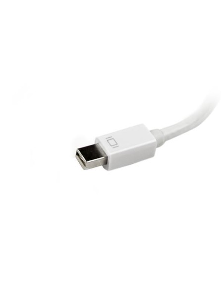 Adaptador Conversor de Mini DisplayPort a VGA DVI o HDMI - Convertidor A/V 3 en 1 para viajes -  Col MDP2VGDVHDW kiwiku.com