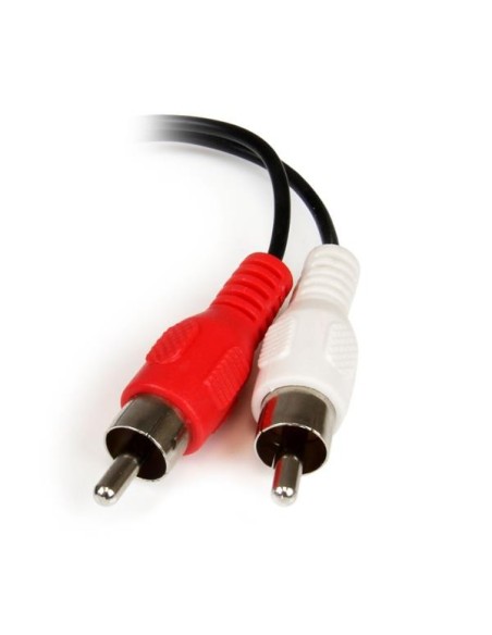 StarTech.com MUFMRCA - Adaptador audio estéreo mini Jack de 3.5 mm, 15 cm MUFMRCA kiwiku.com