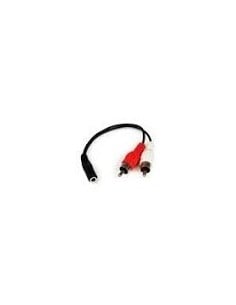 StarTech.com MUFMRCA - Adaptador audio estéreo mini Jack de 3.5 mm, 15 cm MUFMRCA kiwiku.com