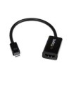 Conversor de Vídeo Mini DisplayPort a HDMI con Audio – Adaptador Activo MDP 1.2 para MacBook Pro – 4K @ 30Hz - Negro - MDP2HD4KS