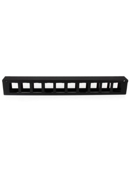 Panel Canaleta Horizontal de 1U con Cubierta para Gestión de Cableado en Racks y Perforaciones Later CMDUCT1UX kiwiku.com
