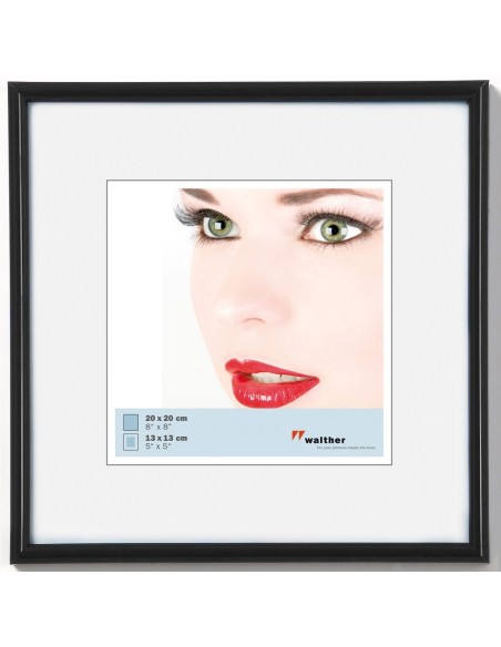 Marco para Foto  - Color Negro - 20 x 20 cm - Walther Design KB220H kiwiku.com