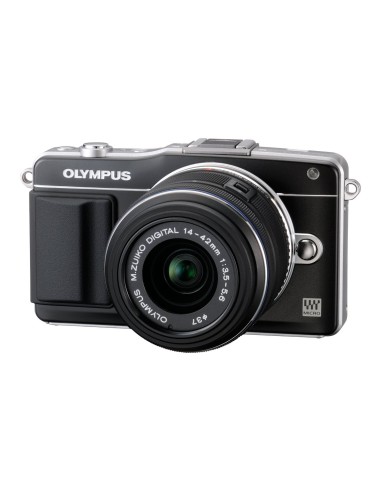 Olympus PEN E-PM2 - Cámara EVIL de 17.2 Mp NEGRA 14-42MM II R NEGRO