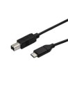 Cable de 0,5 m  USB-C a USB-B de Impresora - Cable Adaptador USB Tipo C a USB B - Startech.com - USB2CB50CM