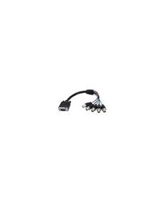 Cable de 30 Cable de 30 cm Coaxial para Monitor HD15 VGA a 5 BNC RGBHV - Macho a Hembra - Startech.c VGABNCMF1 kiwiku.com
