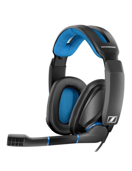 Gsp 300 binaurale diadema negro, azul auricular con micrófono 507079 kiwiku.com