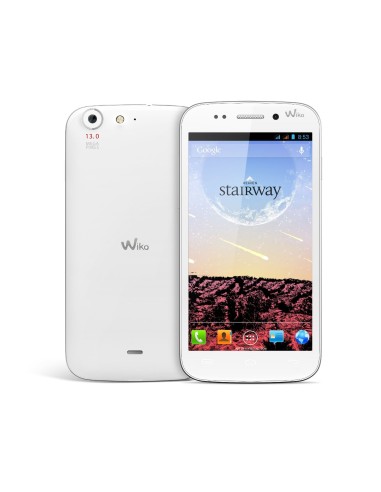Wiko Stairway - Smartphone libre (pantalla de 5, 1280 x 720, cámara 16 Mp, 1.2 GHz, 16 GB, 1 GB de memoria RAM, Android 4.2.1), 
