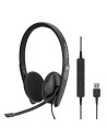 Sennheiser SC 130 USB Monoaural Diadema Negro - Auriculares con micrófono