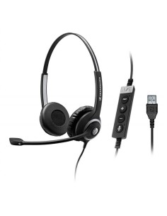 Sennheiser SC 260 USB Ctrl II Binaural Diadema Negro - Auriculares con micrófono 506481 kiwiku.com