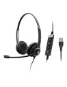 Sennheiser SC 260 USB Ctrl II Binaural Diadema Negro - Auriculares con micrófono