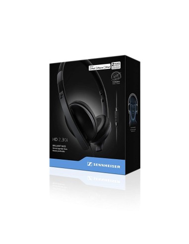 Hd 2.30 i diadema binaurale alámbrico negro auriculares para móvil 506717 kiwiku.com