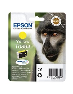 Cartucho De Tinta Epson Amarillo T0894 3,5 Ml - Compatible Con Impresoras Stylus  