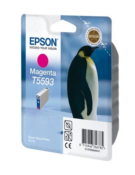 Cartucho de tinta original EPSON Magenta Pinguino C13T553140 T5593 kiwiku.com