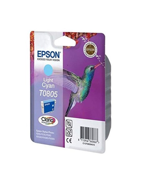 Cartucho de tinta original EPSON Colibri Cian T0805 C13T08054021 kiwiku.com