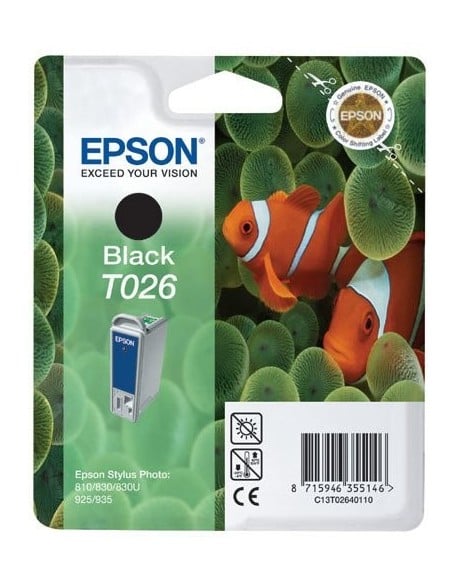 Cartucho de tinta original EPSON Pez Payaso Negro T0264 C13T02640120 kiwiku.com