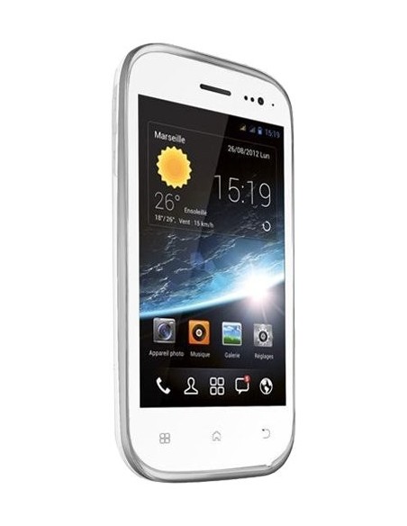 Smartphone wiko slim dual core 1ghz 4" 4gb 512mb dual sim camara 8mp bateria 1.600mah android 4.0.4