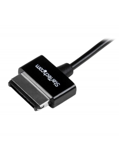 CablCable OTG (On the Go) USB 2.0 para Asus Transformer Slider Pad Eee Tablet - Negro - Startech.com ASDCOTG kiwiku.com