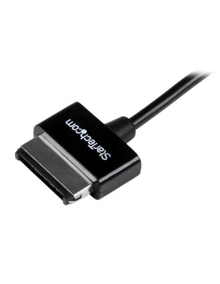 CablCable OTG (On the Go) USB 2.0 para Asus Transformer Slider Pad Eee Tablet - Negro - Startech.com ASDCOTG kiwiku.com