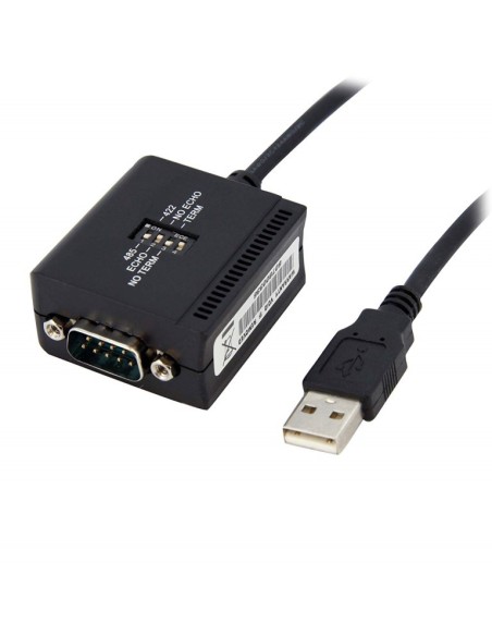 Cable 1,8m USB a Puerto Serie Serial RS422 y 485 DB9 con Retención Puerto COM ICUSB422 kiwiku.com