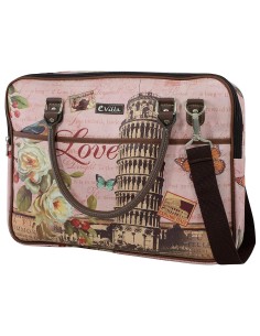 Maletín Portatíl - Trendy - Estampado Paris - 16'' - E-vitta EVLB000182 kiwiku.com