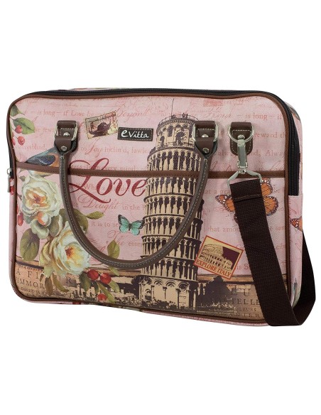 Maletín Portatíl - Trendy - Estampado Paris - 16'' - E-vitta EVLB000182 kiwiku.com