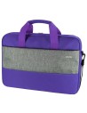Maletín Portatil - Master 16" Gris-Púrpura - E-vitta - EVLB000902