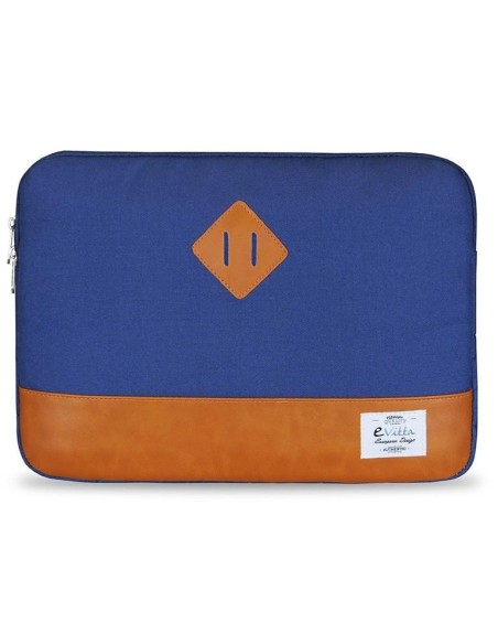 Maletín Portatil - HERITAGE SLEEVE 15,6" Azul-Marrón - E-vitta - EVLS000161 kiwiku.com