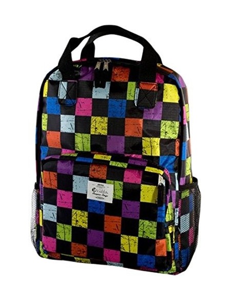 Mochila para portátiles - Style - Diseño cuadrados - de 15,4'' a 16'' - E-vitta EVBP001002 kiwiku.com