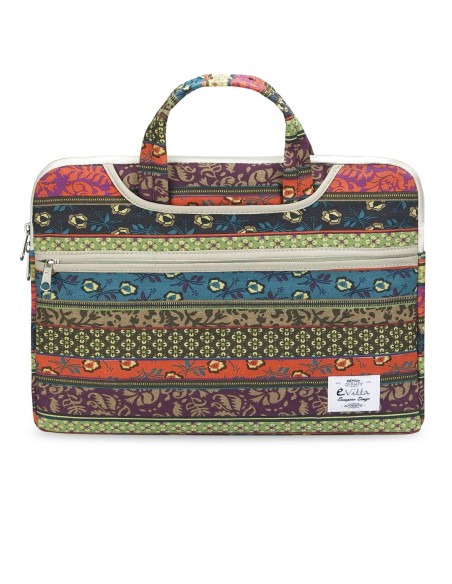 Funda para portátiles - Estilo Bohemio - Color naranja + print - 15,6'' - E-vitta  EVLS000103 kiwiku.com