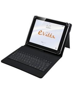Funda para tablet con teclado USB y Touchpad - Color Negro - de 9,7'' a 10,1'' - E-vitta EVUN000508 kiwiku.com 2