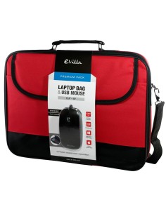 Maletín para portátiles - Premium pack - Color rojo - de 15,4'' a 16'' - E-vitta EVLB000301 kiwiku.com