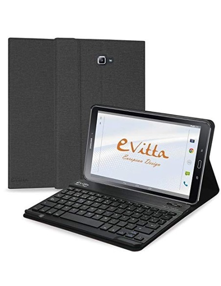 Funda para tablet Samsung GT A T580 - Con teclado Bluetooth - Color Negro - 10,1'' - E-vitta EVSG000520 kiwiku.com