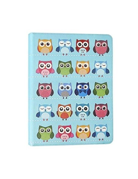 Funda para tablet - Stand 2P Urban Trendy - de 9'' a 10'' - Estampado Buhos - E-vitta EVUS2PP045 kiwiku.com
