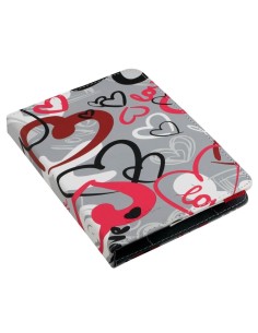Funda para e-book - Diseño corazones - 6'' - E-vitta EVEBP00404 kiwiku.com