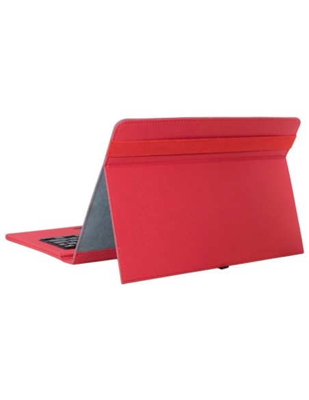 Funda universal para tablets - Con teclado USB y touchpad - de 7'' a 8 '' - Color rojo - E-vitta EVUN000701 kiwiku.com