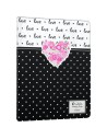 Funda universal para tablet - Con teclado USB - Diseño LOVE - de 7'' a 8'' - E-vitta - EVUN000804